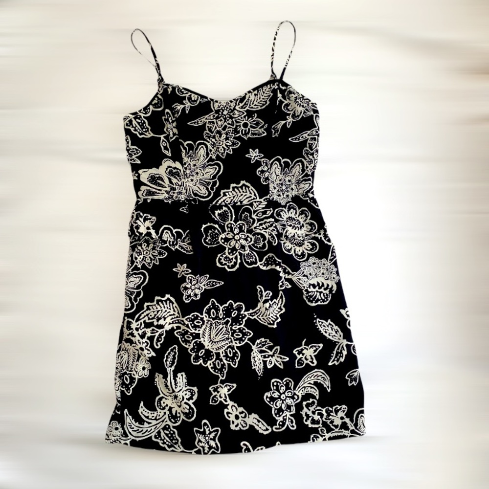 American Eagle peplum floral print dress